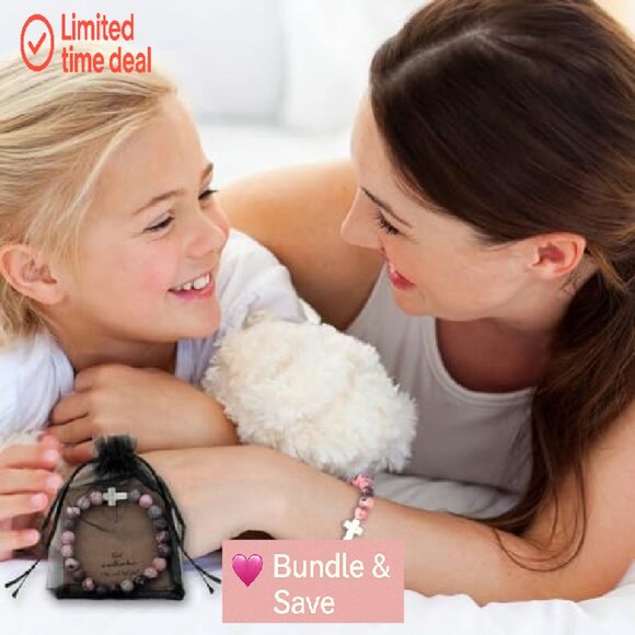 12-Piece Agate Christian Bracelet Set with Bible Verse Cards - Picture 7 of 8